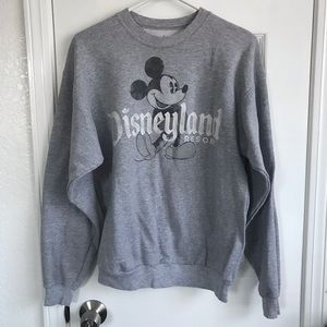 grey disneyland crewneck size medium